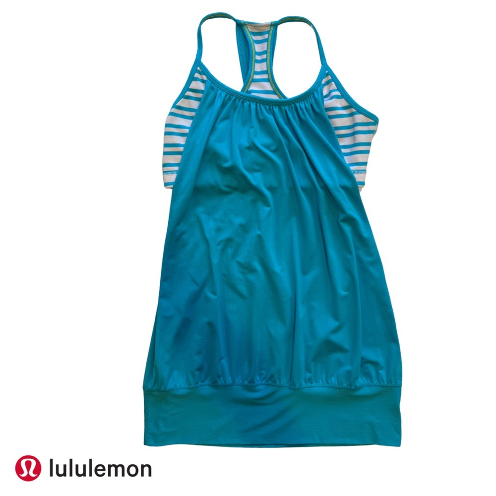 Lululemon Vintage Blue Racerback Tank Top